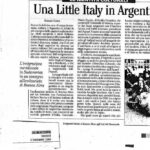 Una little Italy in Argentina - Il Mattino 06-11-2009